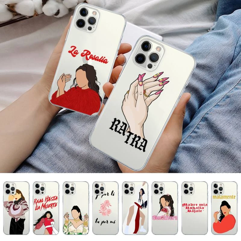 iphone 12 mini  case Beautiful Girls Rosalia pienso en Phone Case for iPhone 11 12 13 mini pro XS MAX 8 7 6 6S Plus X 5S SE 2020 XR case iphone 12 mini wallet case