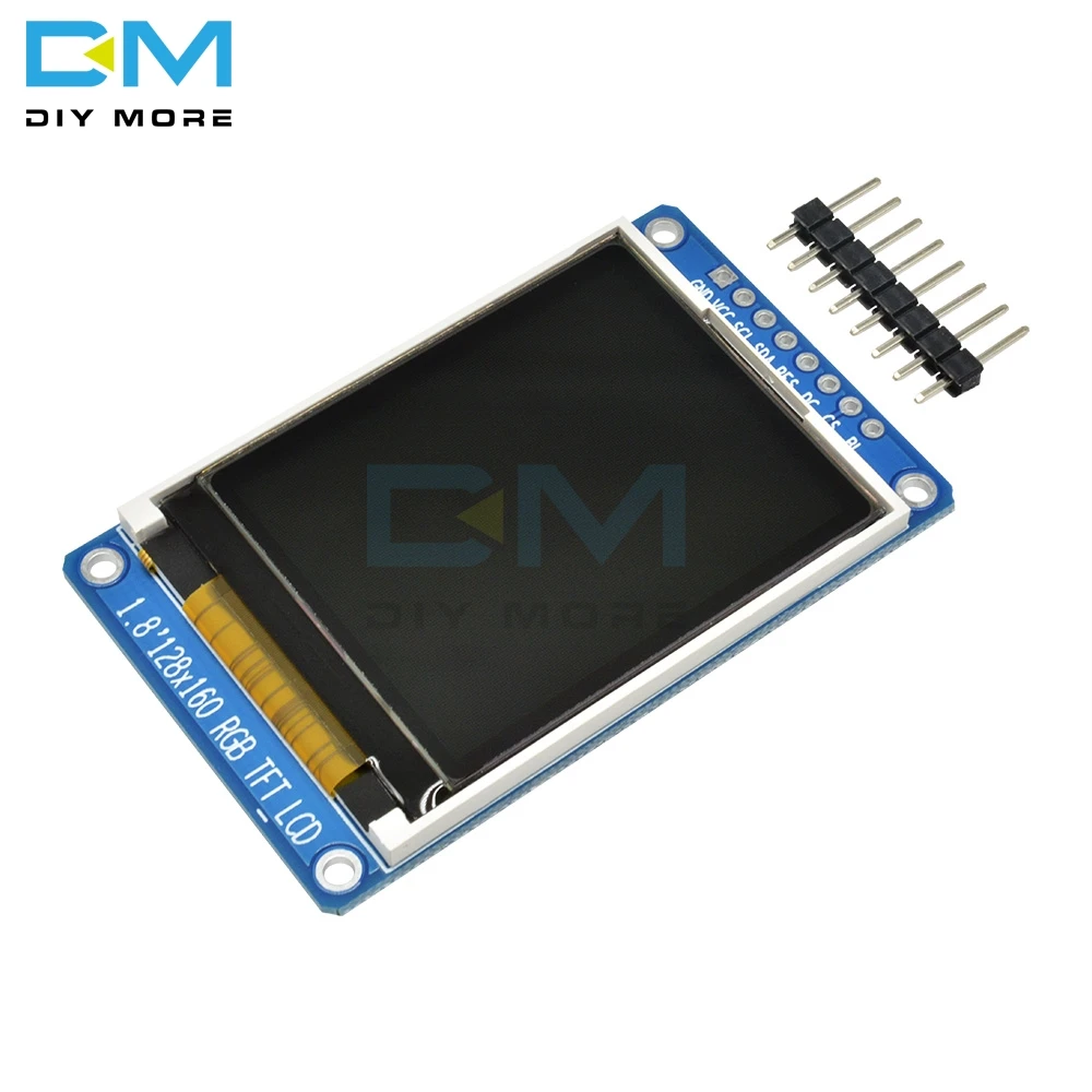 1," полноцветный 128x160 SPI 1,8 дюймов полноцветный TFT ЖК-дисплей модуль ST7735S 3,3 V Заменить OLED блок питания для Arduino DIY