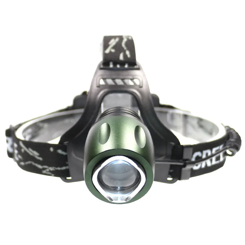 

New Style LED Glare Rotating Zoom Charging Long Shots Waterproof T6 Glare Rechargeable Headlamp Fishing Lights