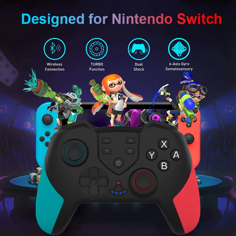 Bluetooth Pro Gamepad For N-Switch NS-Switch NS Switch Console Wireless Gamepad Video Game USB Joystick Wireless Controller