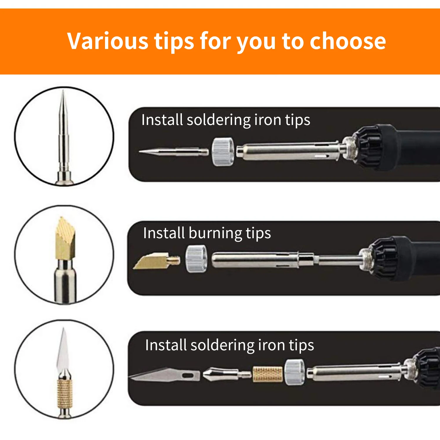 

New 60W Electric Soldering Iron Set Adjustable Temperature Digital Carving Pyrography Tool Wood Burning Embossing Soldering Pen