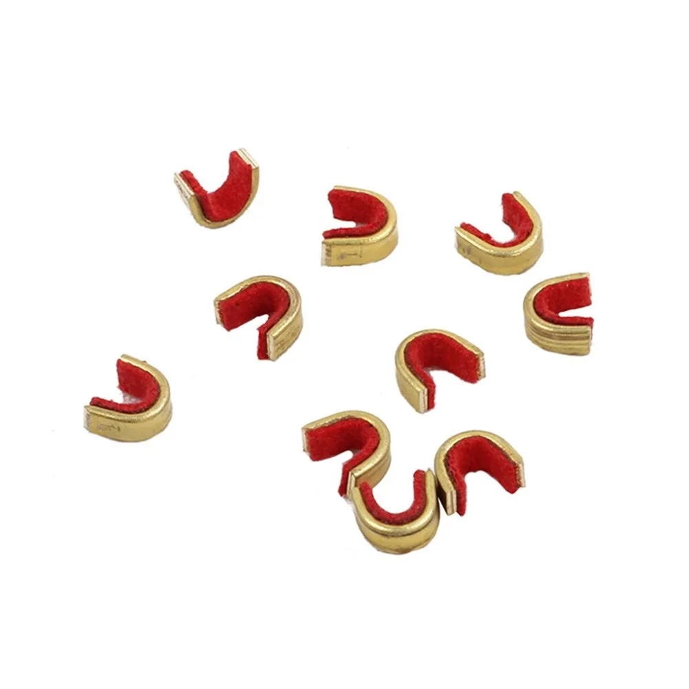 6/15/30Pcs Antiskid Archery Bow String Nock Points 0.35g/pc Buckle Clip Knocks Brass Archery Bow Accessories New