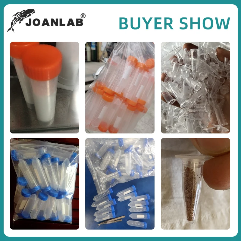 Centrifuge Tubes Mini Plastic graduation 0.2ml 0.5ml 1.5ml 2ml 10ml 15ml 50ml pcr tube prp test plasma centrifuge tube plastic test tubes