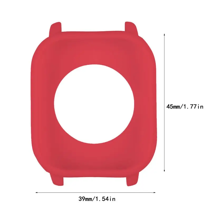 Soft Silicone Protective Case Cover Screen Protector for Huami Amazfit GTS Smart Watch Accessories