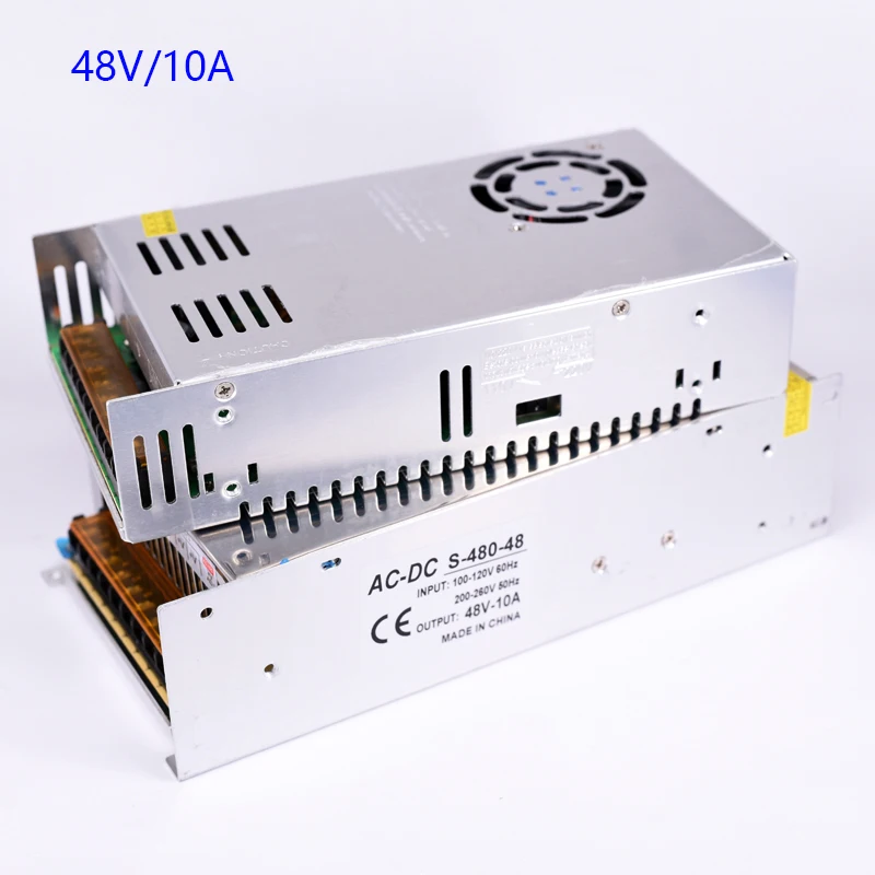 DC 48V импульсный источник питания высокой мощности 10A/7.5A промышленный 110 V/220 v AC в DC силовой модуль