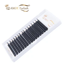 QD AMOR 16 рядов толщина от 0,03 до 0,20 искусственные норковые ресницы Индивидуальные ресницы мягкие ресницы для наращивания накладные ресницы