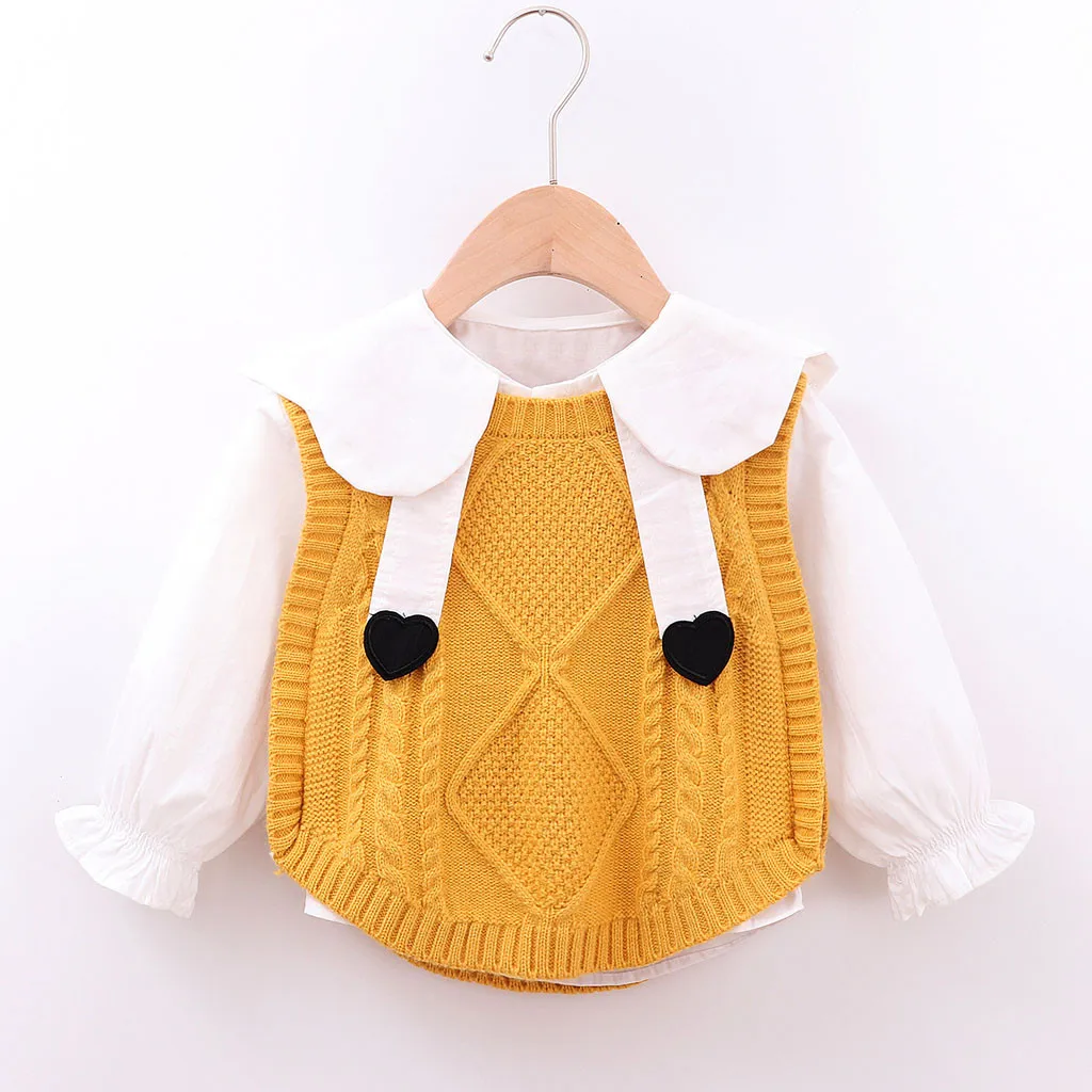 Малыша Одежда для детей; малышей; девочек с принтом для мальчика, свитер, Детская Вязанная одежда «Crochet верхняя одежда, наряд