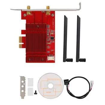 

For Intel 8265AC Dual-band 2.4Ghz-300Mbps/5Ghz-867Mbps Wireless Bluetooth4.0 Network Card Wireless Network Card