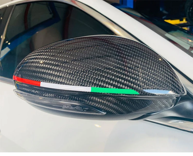 Car rearview mirror decoration garland sticker For Alfa Romeo Giulia Stelvio 147 159 giulietta Modification Accessories