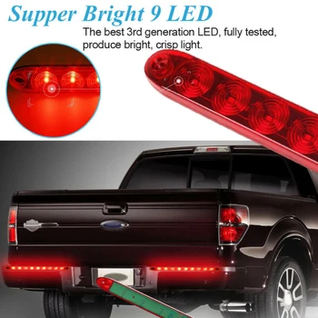 

2pcs Red 17inch Waterproof LED Light Bar Stop Turn Siganal Tail Light Brake Light Truck Trailer Car Accessories ForBMW