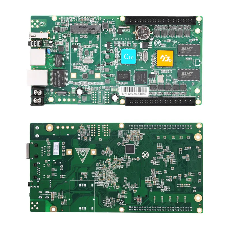 Светодиодный прокрутка сообщения мини-дисплей HD-C10 Huidu Asyn контрольная карта буквенно-цифровой СВЕТОДИОДНЫЙ дисплей видео дисплей процессор