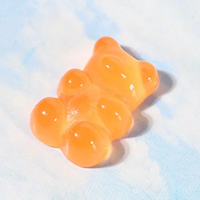 Wholesale 10 Pcs Crocs Charms Fit for Children Women Shoes Decorations Accessories Charm for Crocs Jeans Set JIBZ Decoration 10Pcs Orange