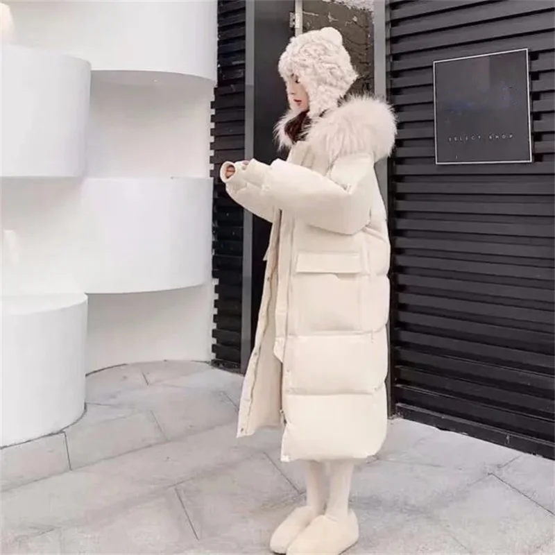 Winter Down Cotton Jacket Women Mid-length 2021 New Korean Version Of Tide Bread Clothes Loose Padded Coat Thick Padded Jacket