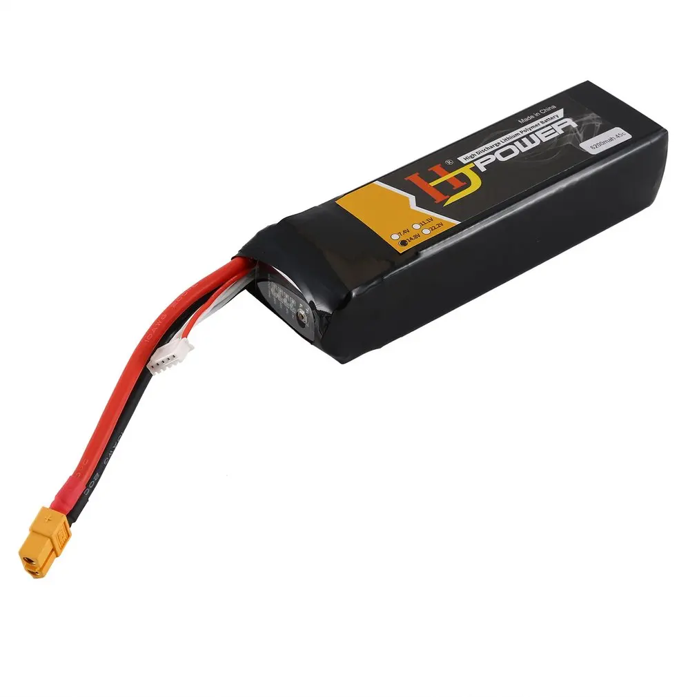 6200MAH 14,8 V 45C 4S XT60 разъем RC автомобиль Lipo-аккумулятор перезаряжаемый аккумулятор для 1/8 большой X Большой F скалолазание автомобиль грузовик