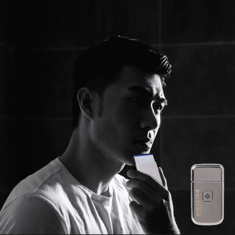 Mini USB Rechargeable Reciprocating Blade Electric Razor Shaver KM-5088 for Men electric shaver