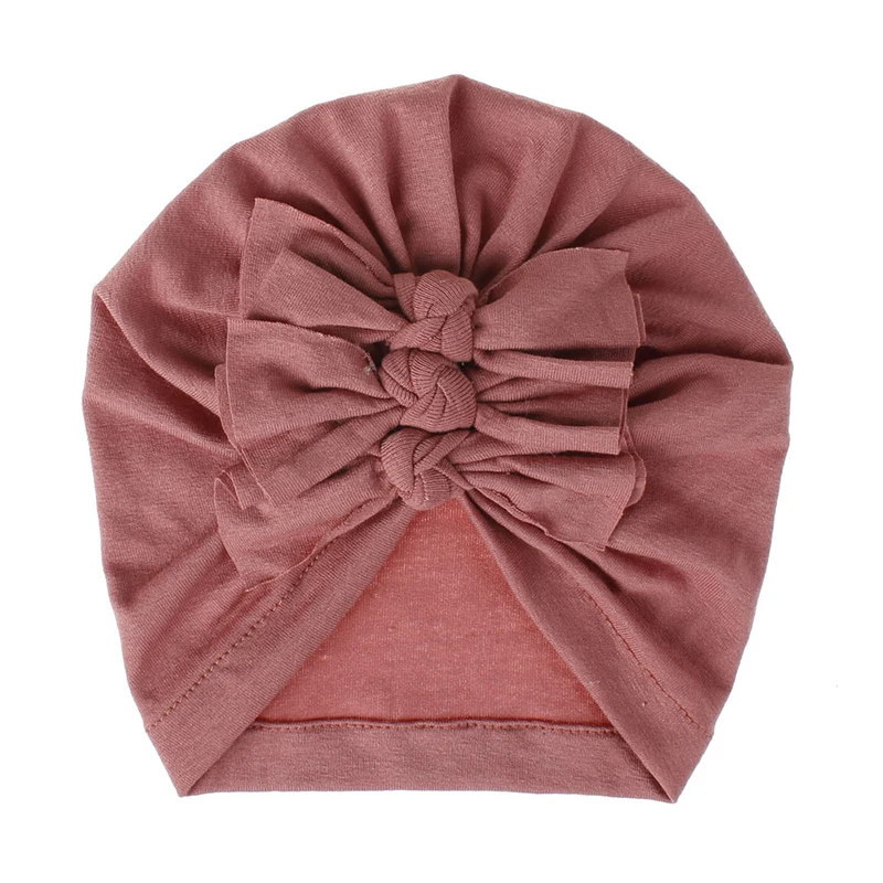 Baby Solid Ribbed Topknot Hat Kids Donut Ball Cap Newborn Girls Photography Props Spring Autumn Modis Beanie Turban Infant mens winter hat skullies