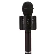 

Bluetooth-compatible microphone for karaoke, wireless microphone, WS 858, handheld microphone, wireless speaker, recording