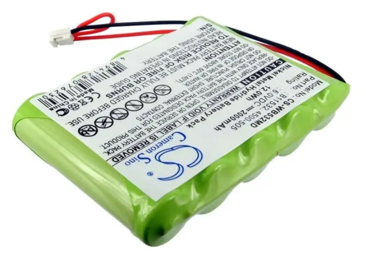 Cameron sino 2000mah аккумулятор для WELCH-ALLYN LXi VITAL Signs принтер 4500-505 B11532 медицинский аккумулятор