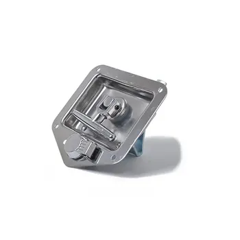 

1PC Lock & 2PCS Keys Trunk Lock Trailer Door Latch T-Handle Locking Stainless Steel Camper RV Toolbox Hook T-Type