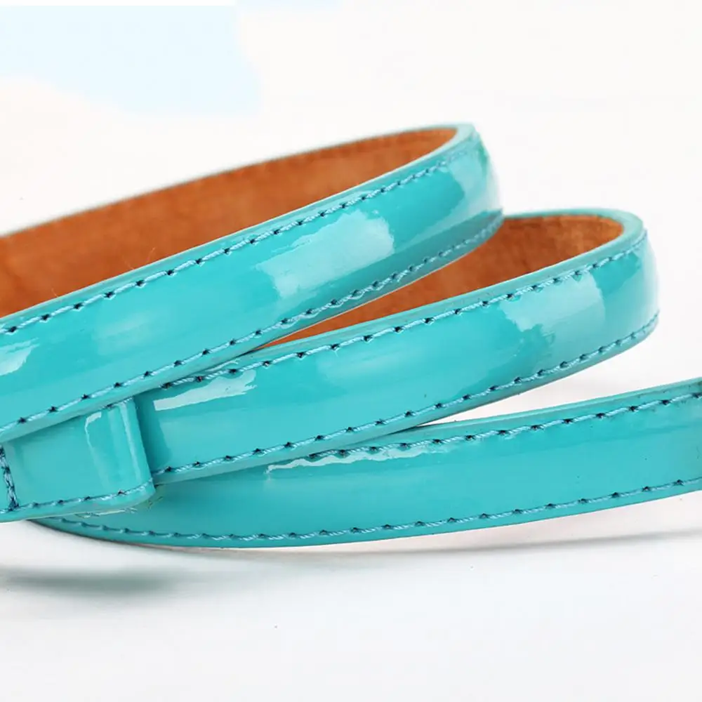 Ladies Fashion Painted Leather Belt Female Style Bright Face Skirt Decorative Real Genuine Belt for Women Girls FCO194