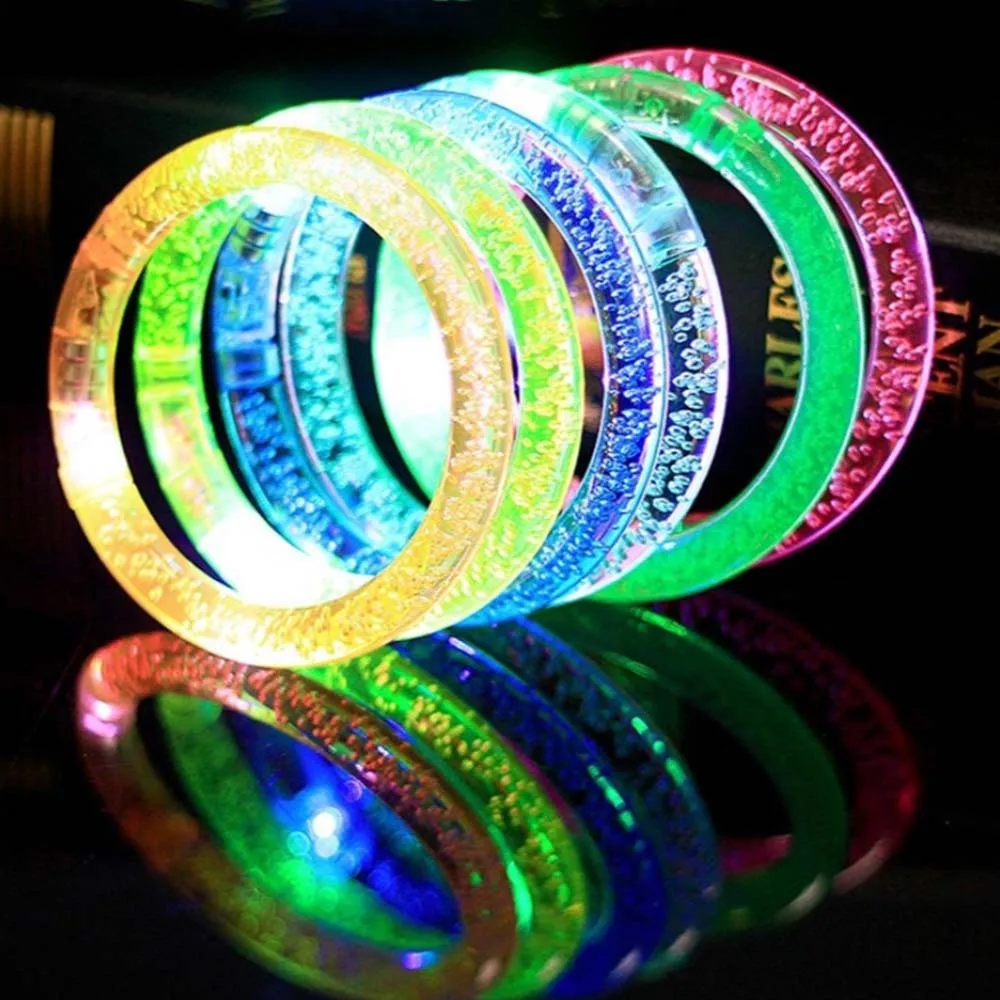 5 шт. браслеты с подсветкой Rave Neon/Led светодиодный браслет для вечеринок/браслет светящийся/светящийся браслет для детей/детей J11