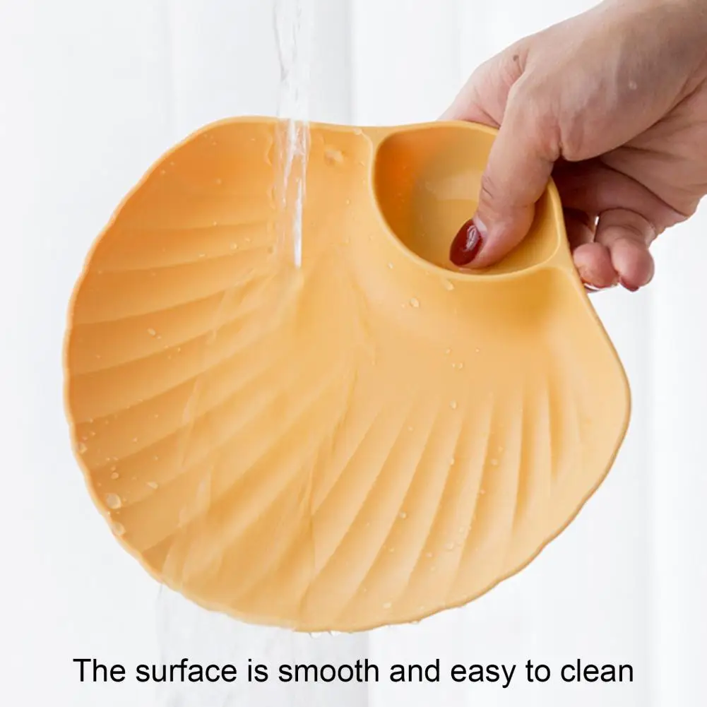 Desktop Receive Dish Kitchen Plate Shall Shape Unbreakable Portable Cake Fruit Dessert Tableware Tray Kitchen Accessory