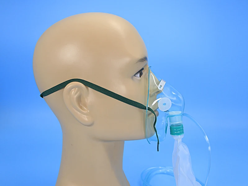 Nonrebreathing Oxygen face Mask High Concentration Oxygen face Mask with Reservoir Bag