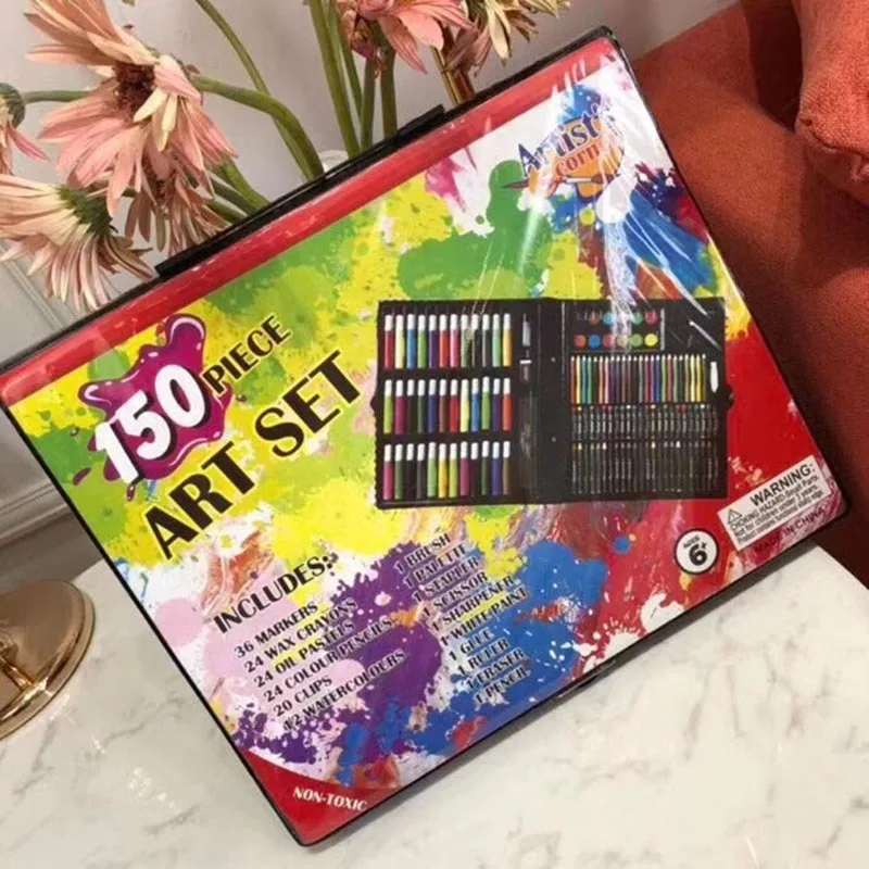 

Colorful Watercolor Crayon Artistic Pen Set For Kids Painting Drawing Graffiti Pigment Marker Pen Art Supplies 03169