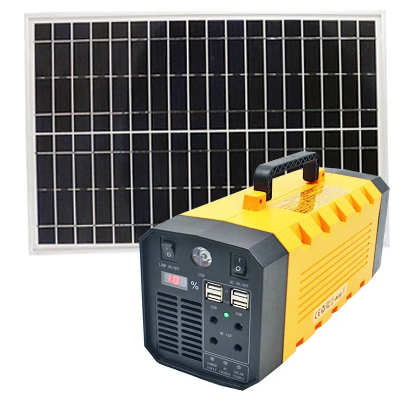 portable solar power bank charger /solar panel enegery inverter battery system