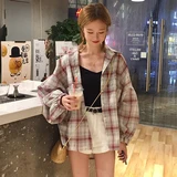 Sunwood, суб-весна, корейский стиль, Ретро стиль, повседневные, с высокой талией, свободные, стройнящие, прямые, джинсы, для женщин, студентов