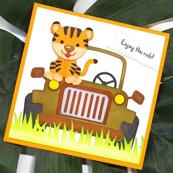 

Cartoon Car Shape Metal Cutting Dies Stencil Knife Mold DIY Scrapbooking Die Cut Embossing Stencils Decor Template