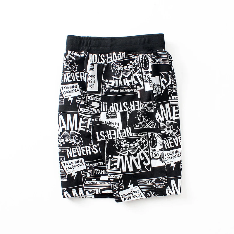IENENS Boys Beach Shorts Children Breathable Boardshorts Summer Kids Baby Boy Casual Loose Shorts Mid Pants Letter Bermudas boys shorts