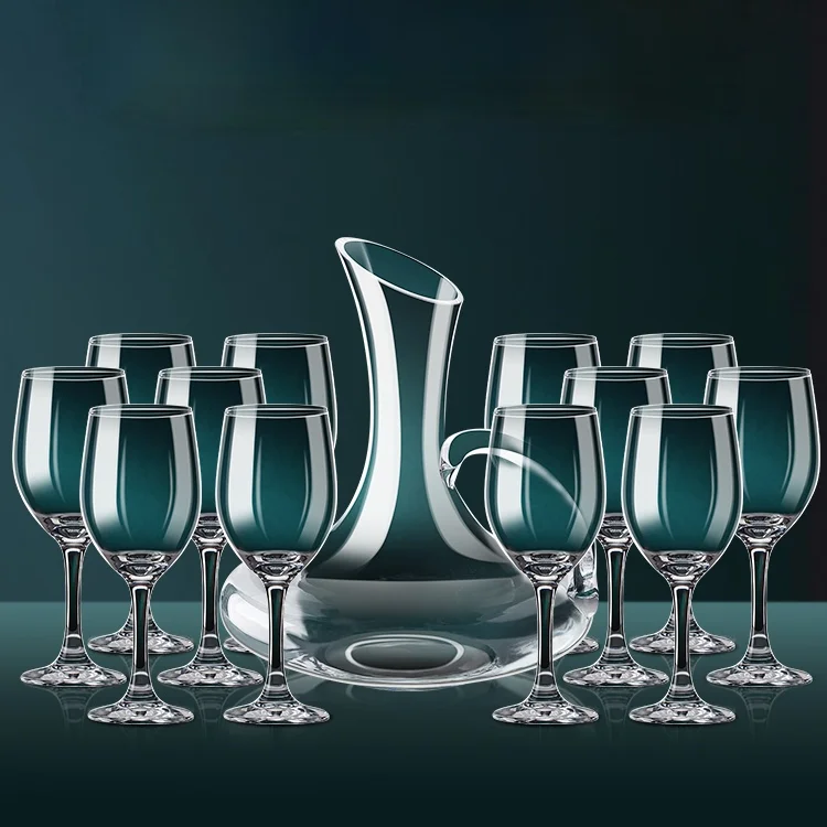 Glass Classic Wine Set Whiskey Glass Bartender Decanter Home Bars Sets