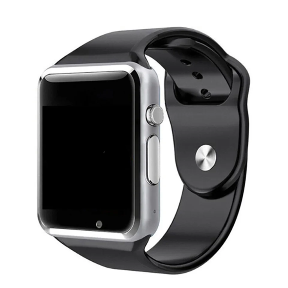 10pcs/lot Bulk Price A1 Wristwatch Bluetooth Smart Watch Pedometer SIM Camera Smartwatch Sport Fitness Tracker Wrist Watch - Цвет: Black silver