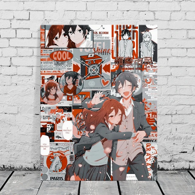 Horimiya Anime Characters Miyamura Izumi and Hori Kyōko 9 Artworks on  Canvas Poster Room Aesthetic Wall Art Home Decor Gifts Framed Unframed  30x45cm : : Home & Kitchen