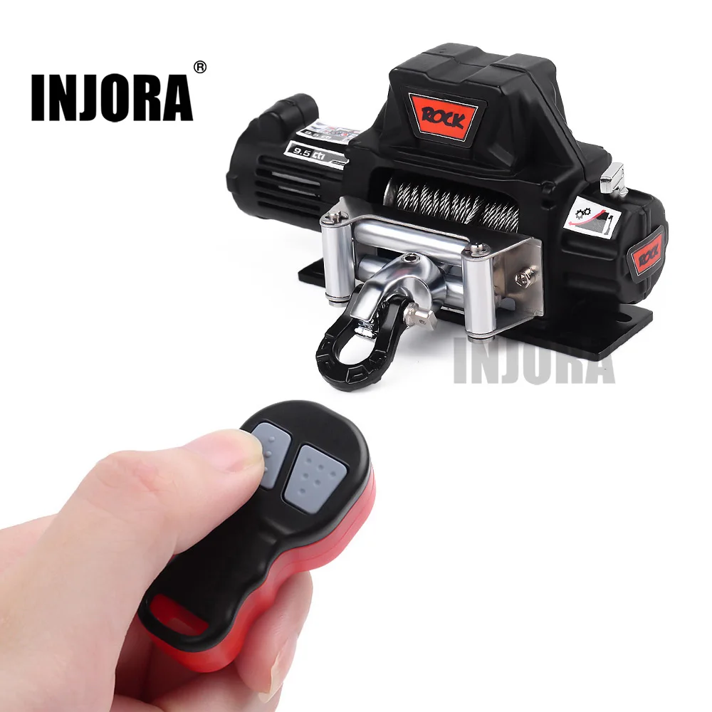 Remote-Controller-System Traxxas Trx4 Rc Crawler Injora Metal Redcat Axial Scx10 Automatic Winch