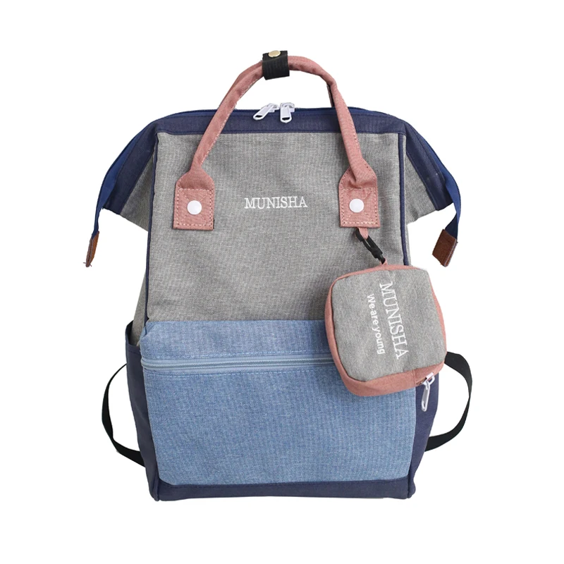 

2019 Canvas Backpack Women Preppy School Bags for Teenage Girls Harajuku Bag Multifunction Women Backpack Female Schoolbag