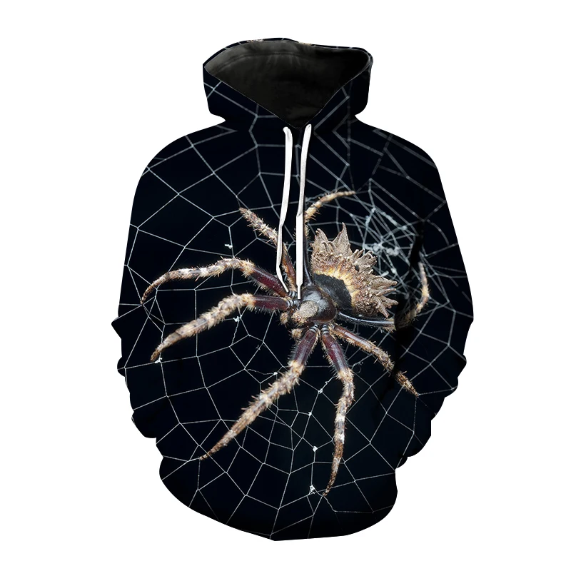 Autumn Winter Animals Duck Hoodie Pig Spider 3D Print Sweatshirts Men Women Hoodies Streetwear Oversized Harajuku Girls Pullover