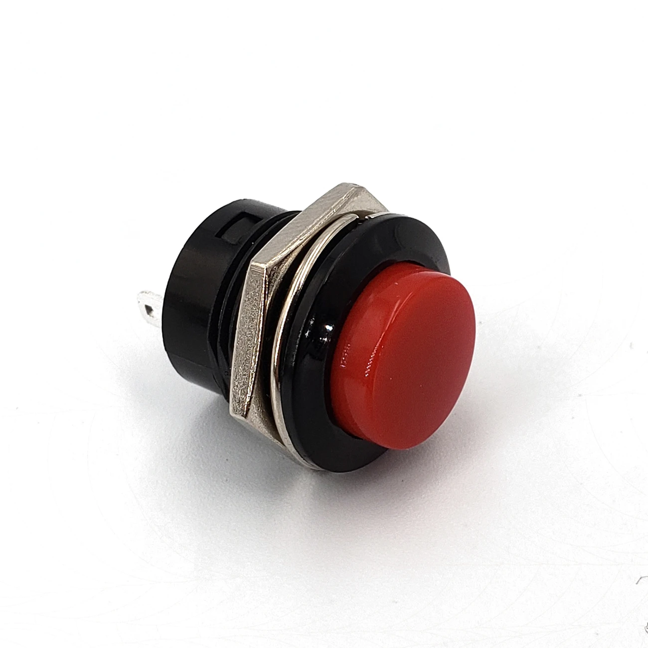 5 шт. PB02 16 мм Мгновенный Выкл мама 2Pin SPST нормально открытый круглый кнопочный