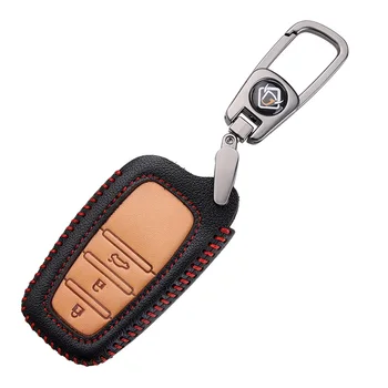 

Top layer leather+Metal buckle For Toyota Camry Coralla Crown RAV4 Highlander Prado CHR Prius RAV 2017 2018 Auris Corolla Verso