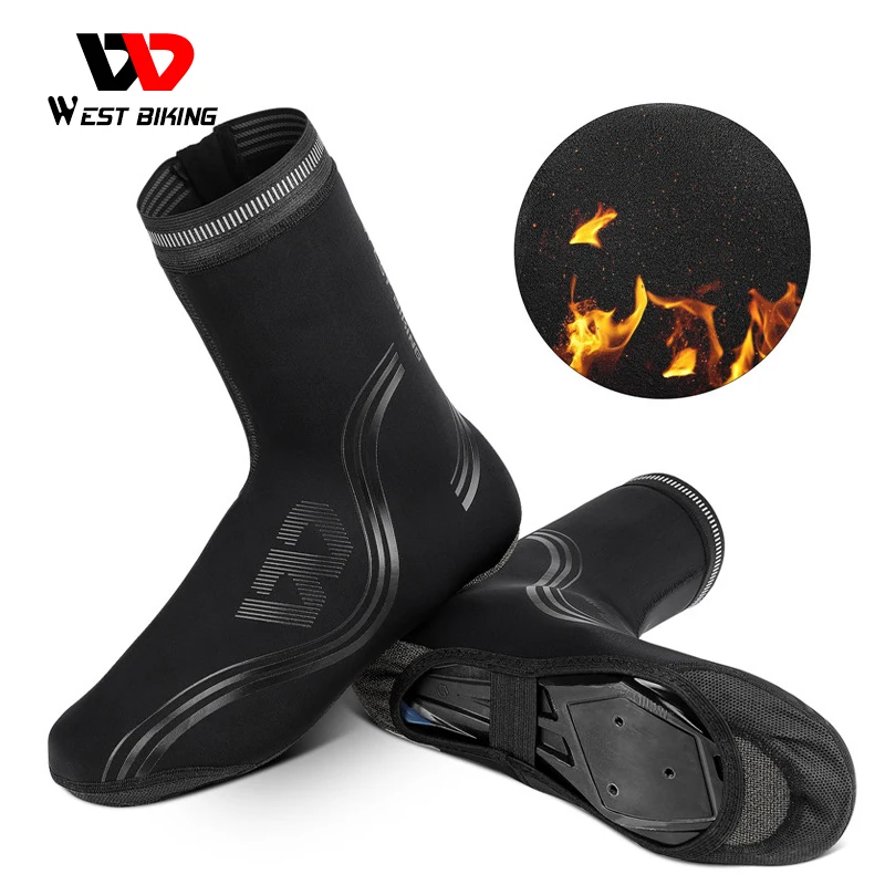 

Winter Warm Thermal Neoprene Overshoes Cycling Boot Covers MTB Shoe Covers Waterproof Toe Cycling Shoe Covers Booties For Bike