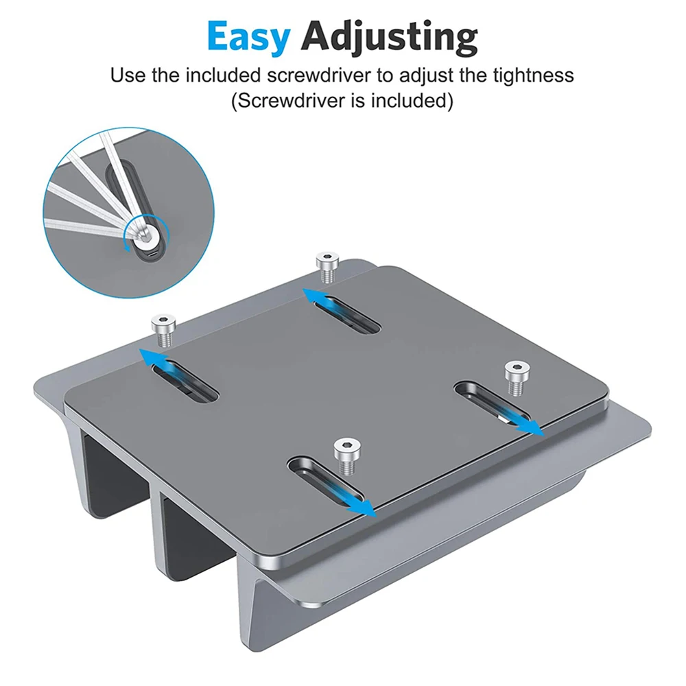 Vertical Laptop Stand Aluminium Adjustable Portable Notebook Mount Support Base Holder For MacBook Pro Air Accessory Book Holder laptop stand