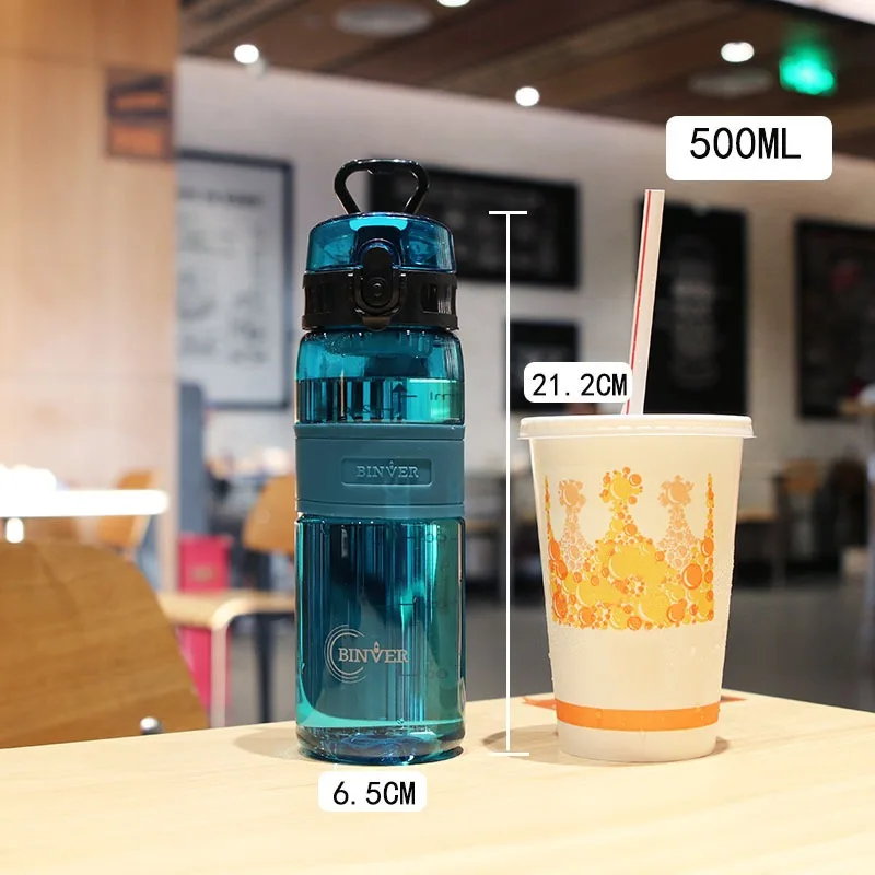 550ml Practical Shaker Bottle Bpa Free Silicone Handle Design Easy Clean  Water Bottles Delicate Decorative Protein Shaker Cup - Water Bottles -  AliExpress