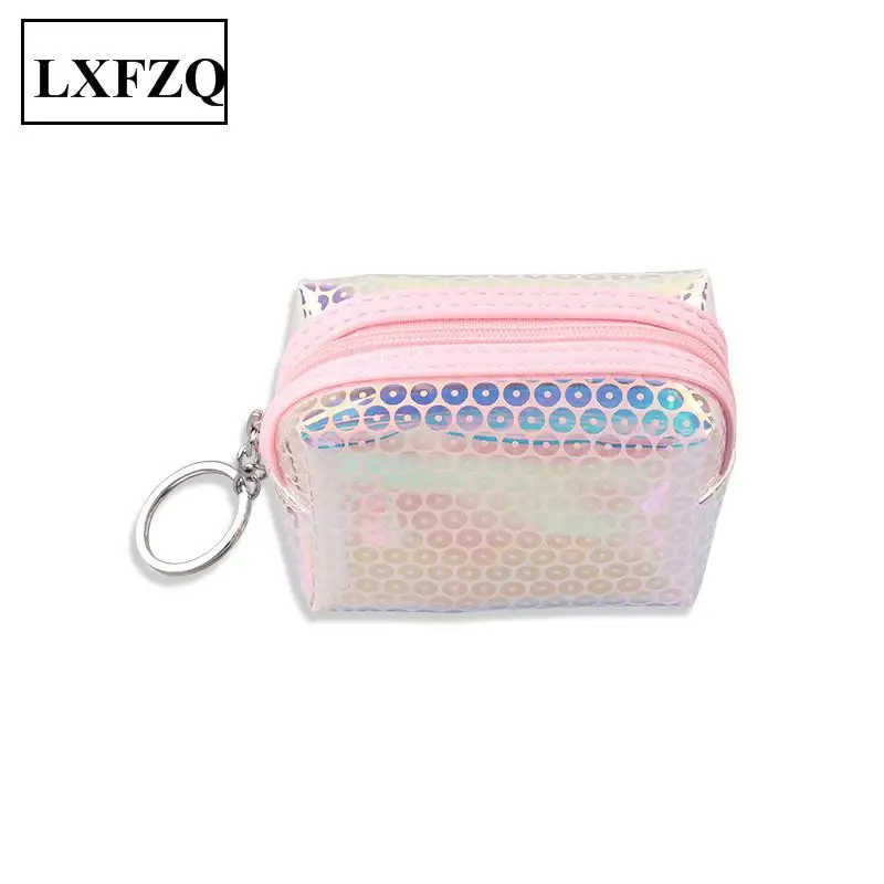 Голографический Кошелек для монет pochette porta moedas feminino, женские кошельки, Детский кошелек, Женская лазерная мини сумка, LXFZQ - Цвет: 14