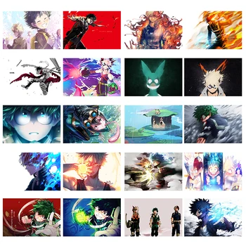 

My Hero Academia Posters And Prints Boku No Hero Anime Pictures On The Wall Canvas Painting Art Decoration Home Decor picture
