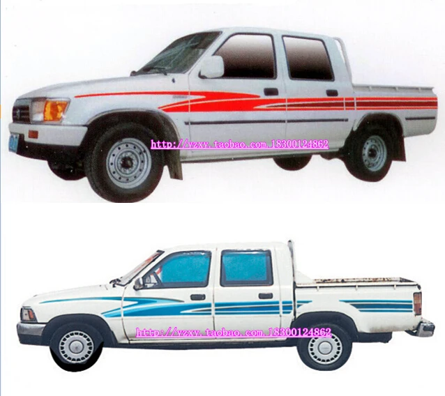 

Car sticker For Toyota RAV4 2009-2013 appearance decoration body color strip door waistline pull flower decal