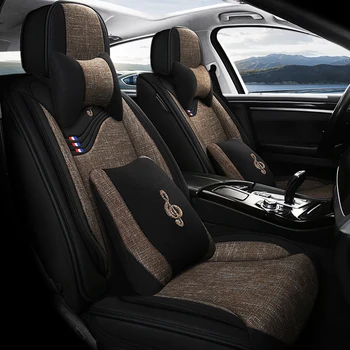 

Full Coverage flax fiber car seat cover auto seats covers for SUBARU brz wrx legacy forester xv outback