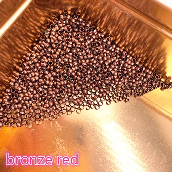 

DIY 2/2.5/3/4mm Copper Ball End Crimp Beads Diameter Stopper Spacer Beads For Jewelry Making Finding #07