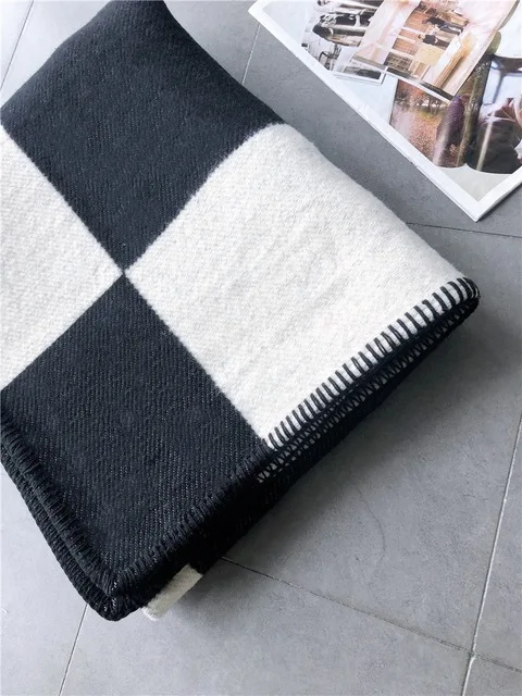 Plaid Blankets for Beds 1400g Weighted Wool Blanket Sofa Luxury Decorative Quilt 140x170cm Throw Best Selling 2020 Gifts Friend