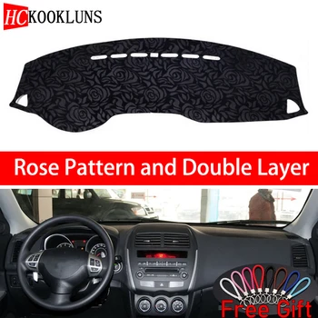

Rose Pattern For Mitsubishi ASX 2013 2014-2019 Dashboard Cover Car Stickers Car Decoration Car Accessories Interior Car Decals